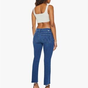 Mother Jeans Mid Rise Dazzler Ankle Fray Fancy Meeting You Here
$248 Size 28